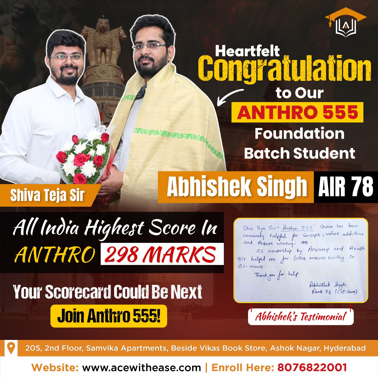 Anthro 555 Topper - Abhishek Singh